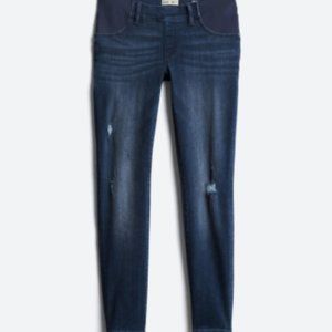 WARP + WEFT Becca Maternity Distressed Skinny Jean